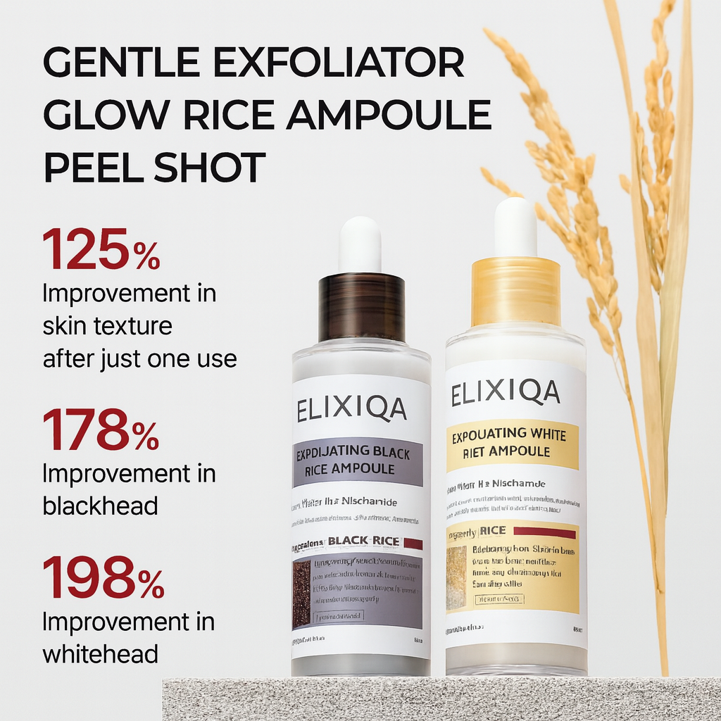 Elixiqa Peel Shot Glow Rice Ampoule