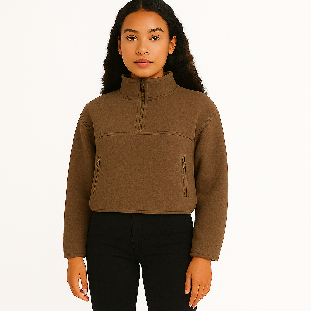 Purple Thermal Quarter-Zip