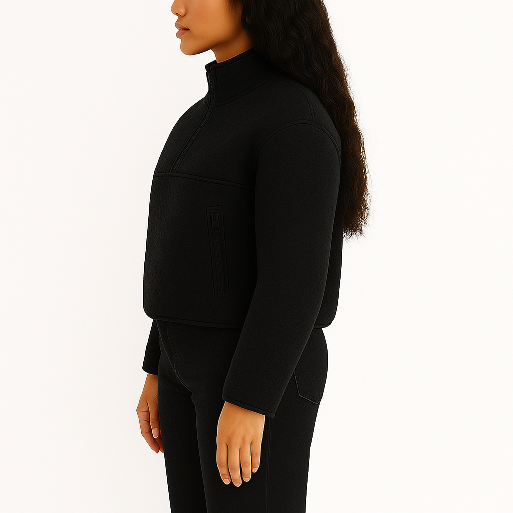 Black Thermal Quarter-Zip