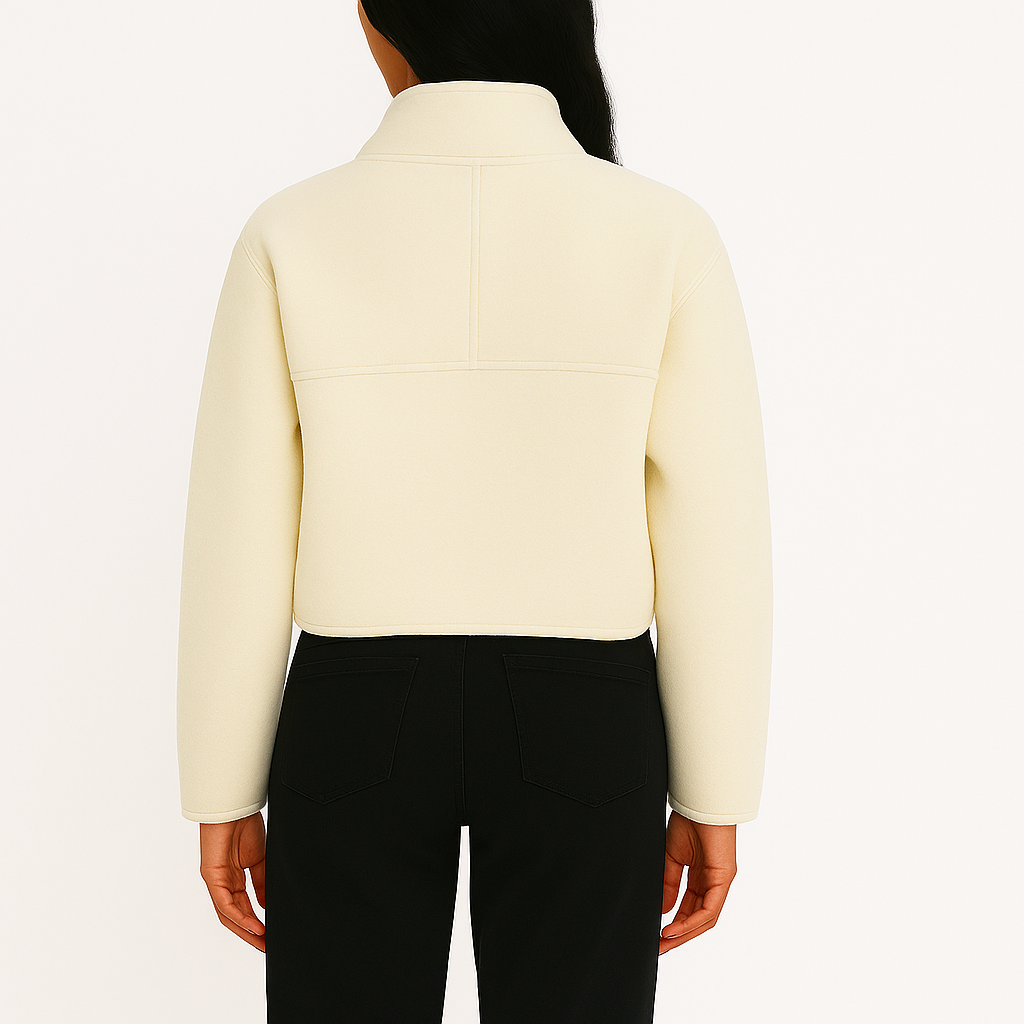 Off-White Thermal Quarter-Zip