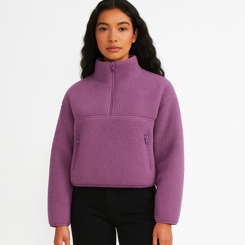 Purple Thermal Quarter-Zip