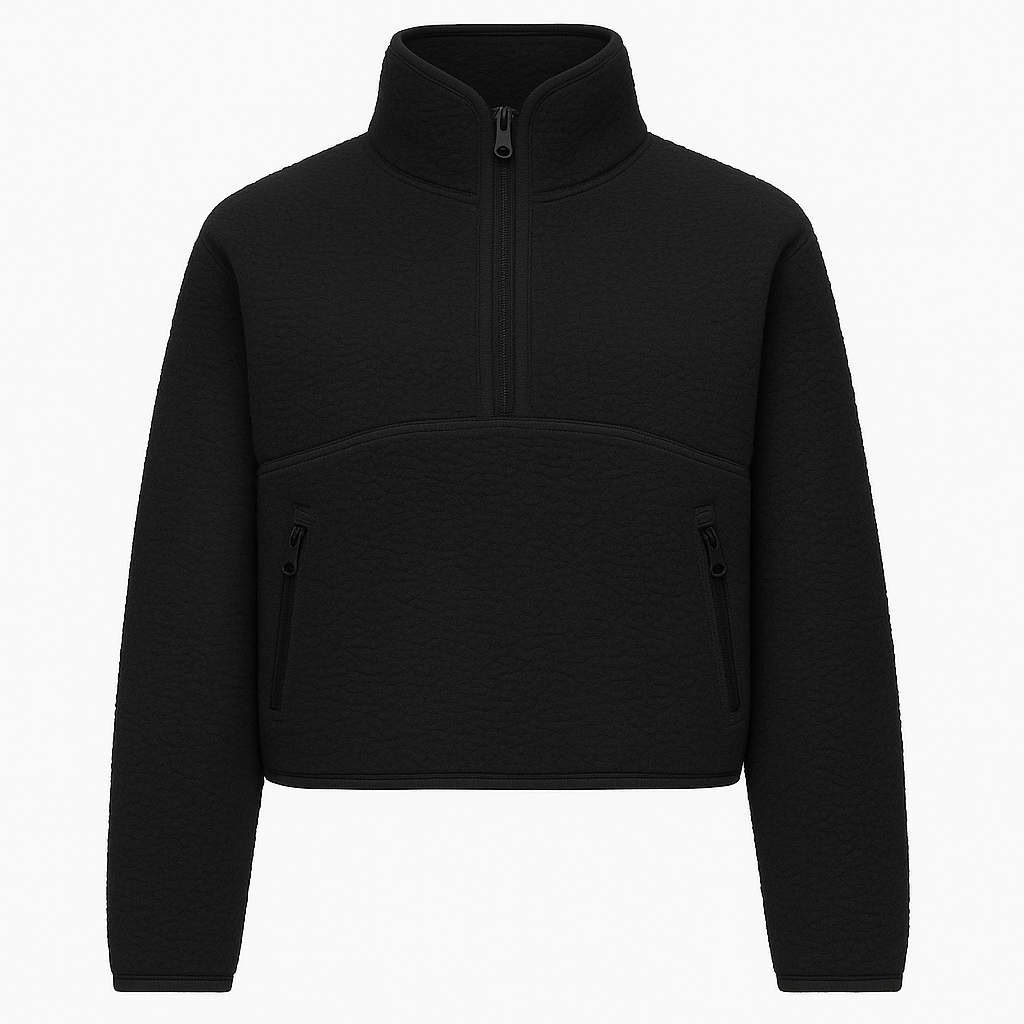 Black Thermal Quarter-Zip