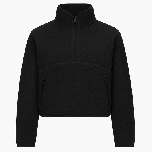 Black Thermal Quarter-Zip