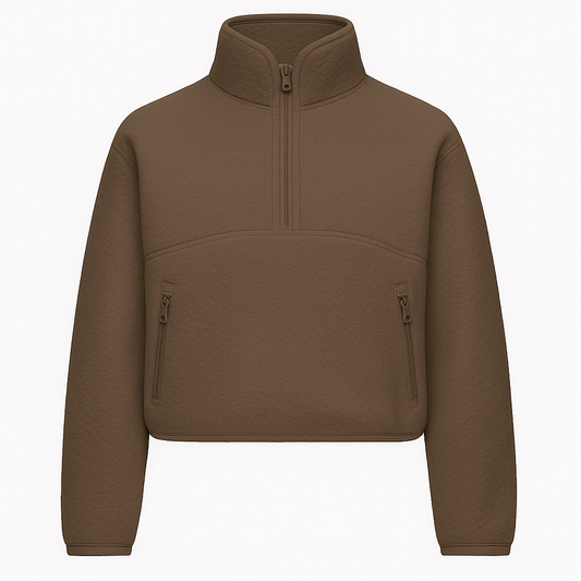 Cocoa Thermal Quarter-Zip