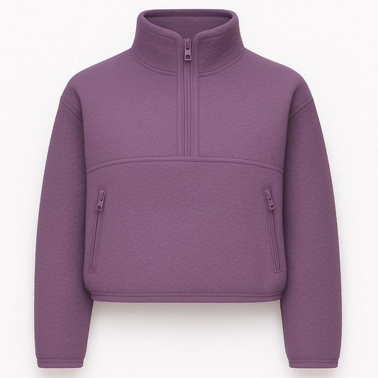 Purple Thermal Quarter-Zip